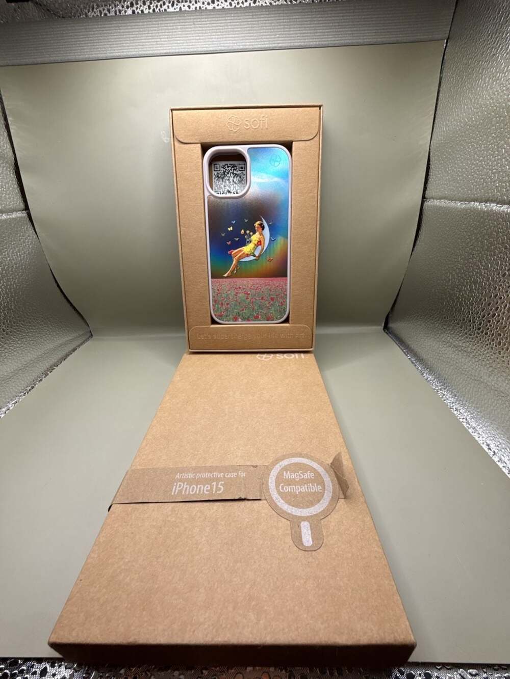 Sofi Artistic Protective Case for iPhone 15 MagSafe Compatible